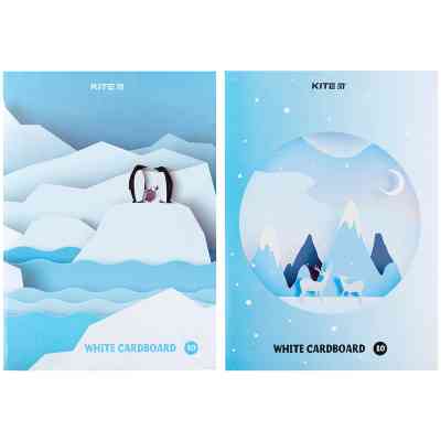 Белый картон Kite A4 10 листов (K24-1254) Винница