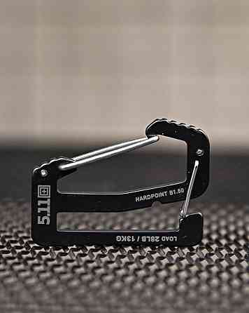 Карабин "HARDPOINT B150" BLACK 38 мм 5.11 Tactical сталь 1 ПП8143 Київ