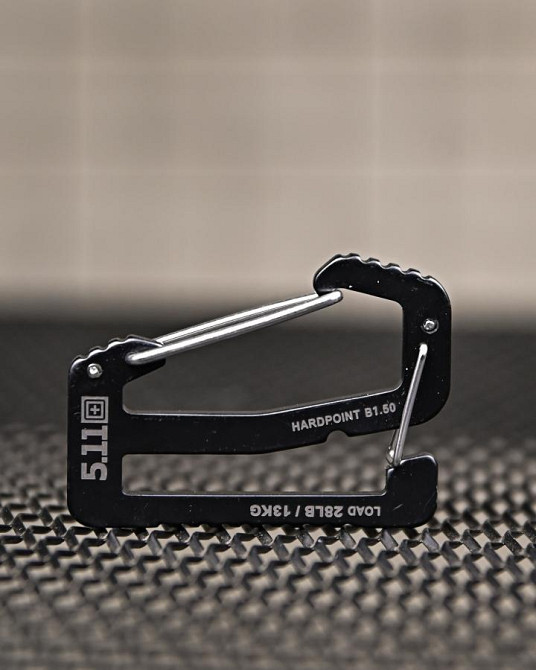 Карабин "HARDPOINT B150" BLACK 38 мм 5.11 Tactical сталь 1  ПП8143 Одеса - фото 3