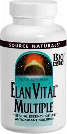 Комплекс вітамінів і мінералів Source Naturals Elan Vital Multiple 60 таб Київ