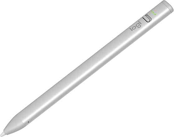 Цифрове перо Logitech Crayon 914-000074 сріблястий Smart Tip USB-C піксельна точність без затримки Київ