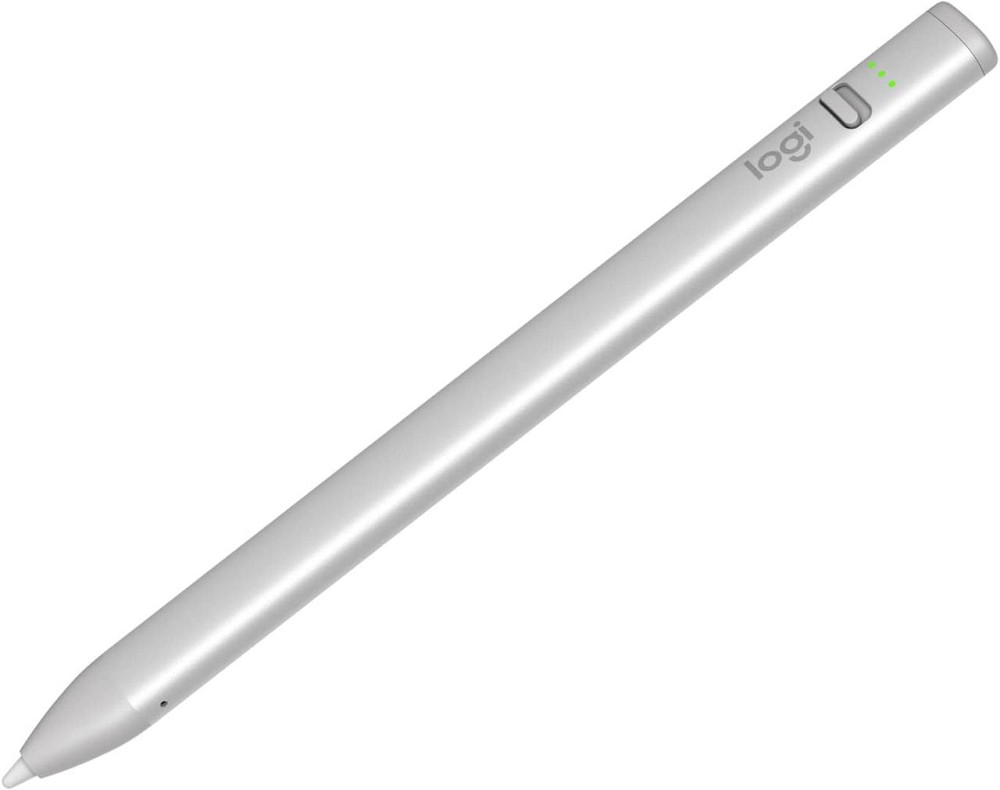Цифровое перо Logitech Crayon 914-000074 серебристый Smart Tip USB-C пиксельная точность без задержки Киев - изображение 1