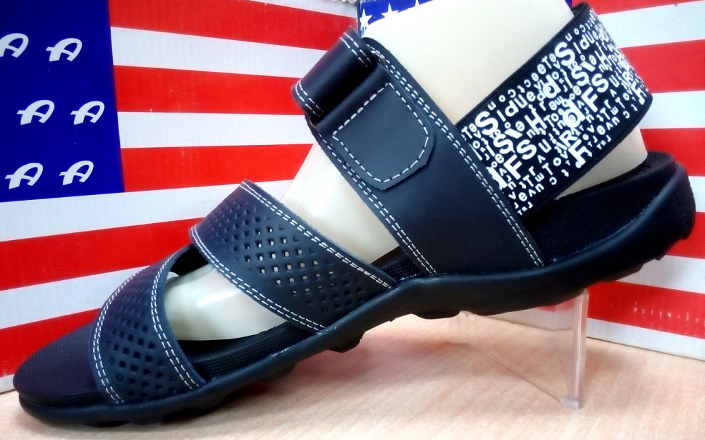 Мужские кожаные сандалии Adidas Киев - изображение 2