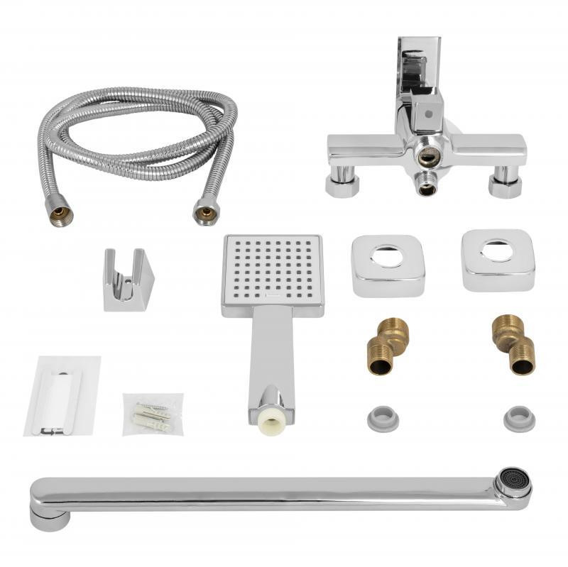 Смеситель для ванны Lidz Dozorca 005 c душевым гарнитуром (k35) LDDOZ005CRM45405 Chrome Киев - изображение 6