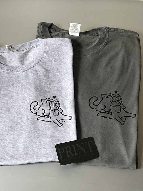 Парні футболки для хлопця та дівчини з котиками Чернівці - фото 2