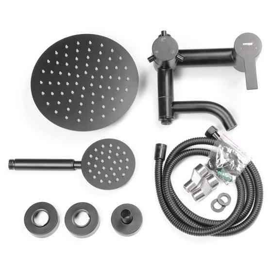 Душевая колонна Mixxus NOX-009-J Black со смесителем из нержавеющей стали SUS304 Харьков