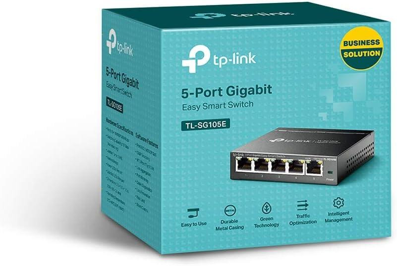 Сетевой коммутатор TP-Link 5-портовый гигабитный управляемый Easy Smart, QoS, IGMP Snooping LAN-распределитель Киев - изображение 1