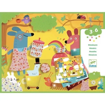 Набор для творчества Djeco Коллаж Веселая пена (DJ09869) Винница - изображение 1