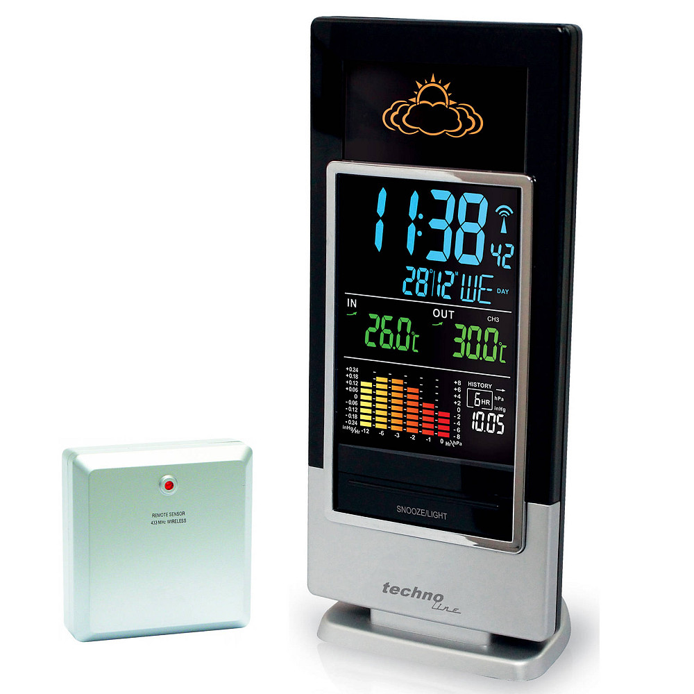Метеостанция Technoline WS6502 Black/Silver (WS6502) Вінниця - фото 1