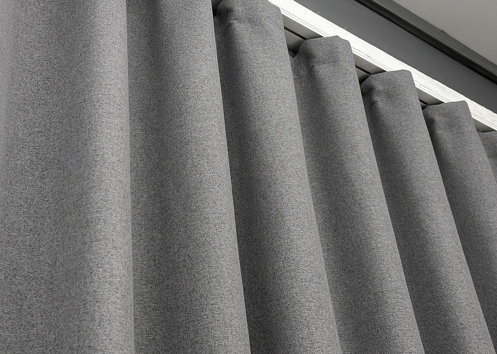 Премиум шторная ткань blackout 100%, двусторонняя, коллекция «ASHEN NIGHT» цвет серый 1851ш Киев - изображение 6