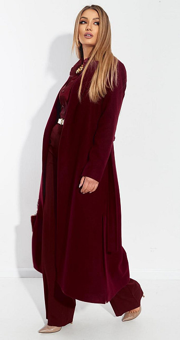 Кашемірове пальто з розрізами Київ - фото 7