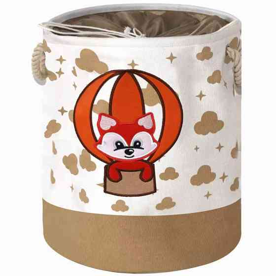 Корзина для игрушек/белья на шнуровке Lovely Svi 45 х 35 см Бежевый Лисёнок Киев