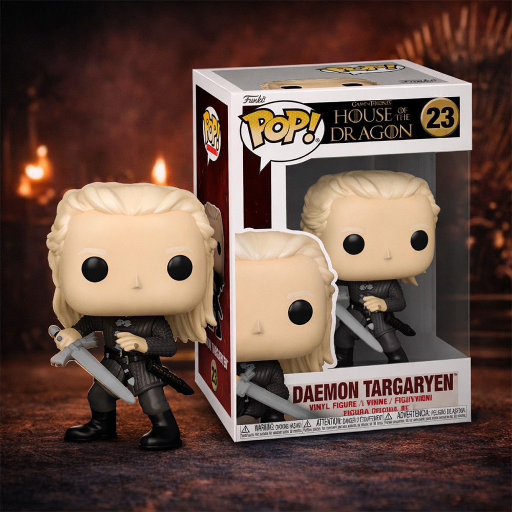 Ігрова фігурка Funko POP! серії Дім Дракона S4 - Деймон Тарґарієн з мечем Днепр - изображение 3