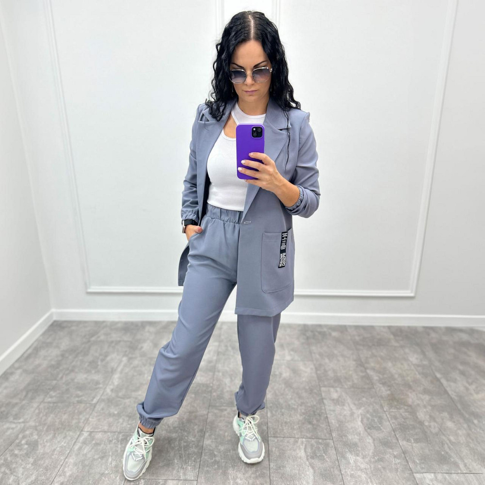 Жіночий повсякденний костюм "Altera" оптом | Батал | Розпродаж моделі Київ - фото 5