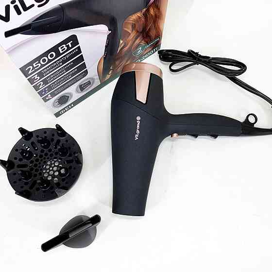 Професійний фен для об'єму Vilgrand, Фен-стайлер для сушіння волосся Фен побутовий волосся WQ-30 Івано-Франківськ