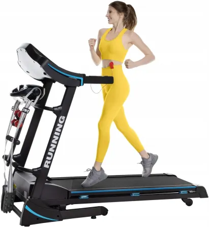 Беговая дорожка 4FIZJO Elektryczna Bieżnia Domowa Tm Falco S+ Czarne Киев