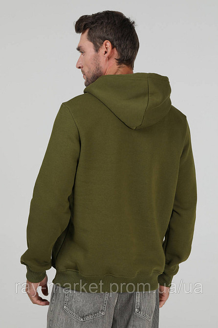 Худі базове утеплене Ray Basic чоловіче хакі (U0401M-Khaki) S Київ - фото 3