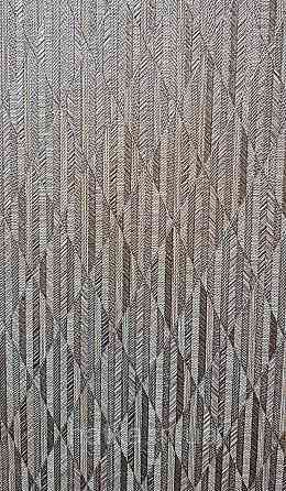 Обои винил на флизелине AdaWall Omega1.06х10 геометрия 3д фигуры полосы под бамбук коричневые глянец 23205-5 Киев
