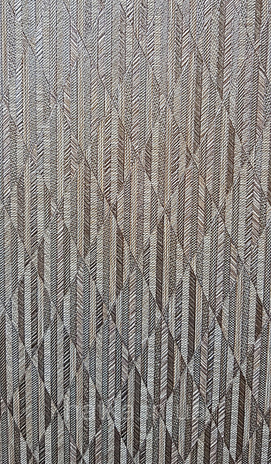 Обои винил на флизелине AdaWall Omega1.06х10 геометрия 3д фигуры полосы под бамбук коричневые глянец 23205-5 Киев - изображение 2