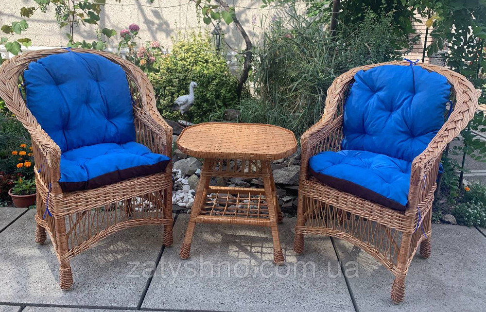 Плетені меблі з натурального матеріалу Київ - фото 3