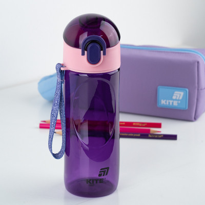Поильник-непроливайка Kite 530 мл, фіолетова (K25-400-4) Винница - изображение 3