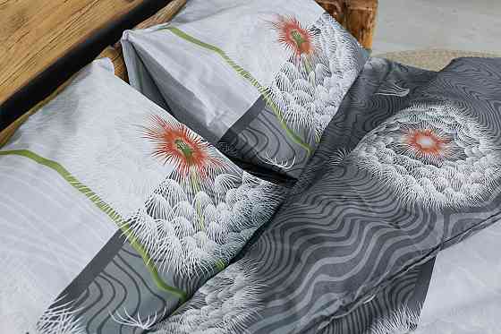Комплект постельного белья Ideal Textile бязь с принтом двуспальный евро (56860703) Черновцы