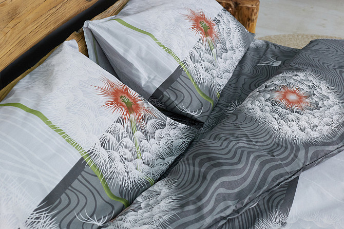 Комплект постільної білизни Ideal Textile бязь з принтом двоспальний євро (56860703) Чернівці - фото 3