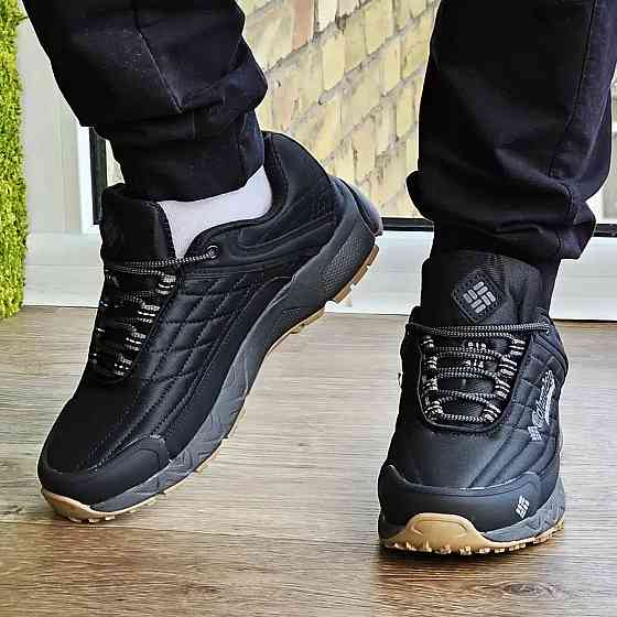 Мужские Зимние ТЕРМО Кроссовки Чёрные Гортекс Зима (размеры: 41) - 86-1 Днепр