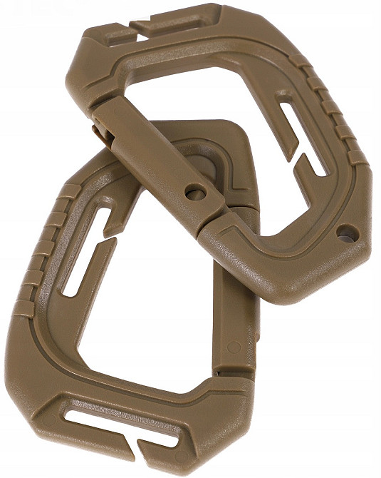 Тактические облегченные Карабины MOLLE - 2 шт Mil-Tec от Sturm (15922505) Coyote Нововолынск - изображение 3