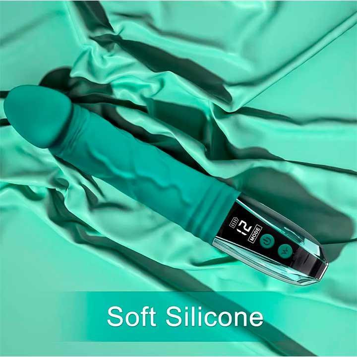 Реалістичний вібратор Satisfyer Lover 12 режимів зелений Вінниця - фото 2