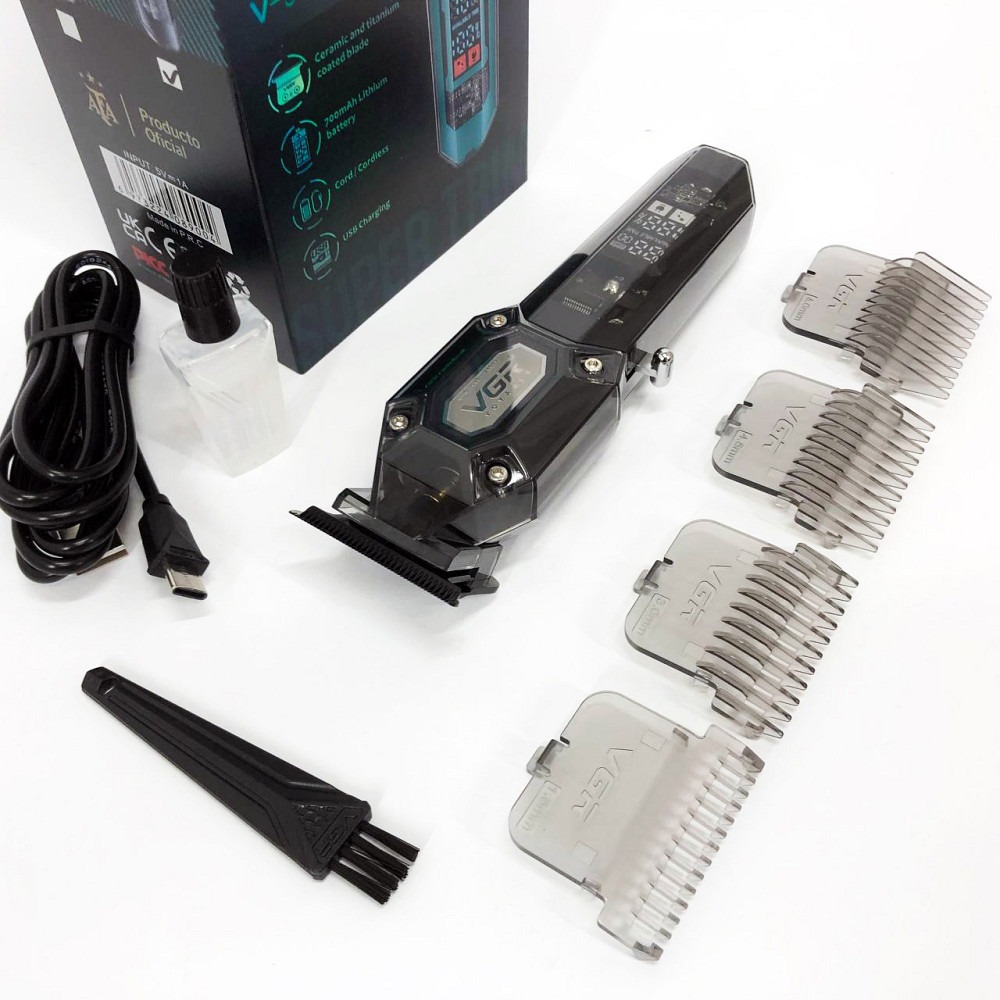 Малошумная машинка для стрижки волос VGR, Профессиональная аккумуляторная машинка Аккумулятор VN-73 Львов - изображение 7