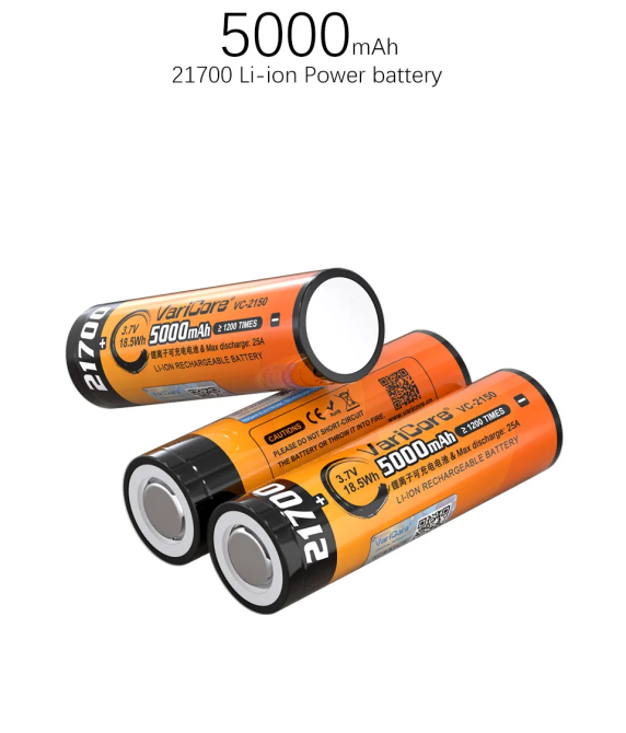 Аккумулятор 21700 VariCore VC-2150 5000mAh 3.7V B промышленный 25A Киев - изображение 6