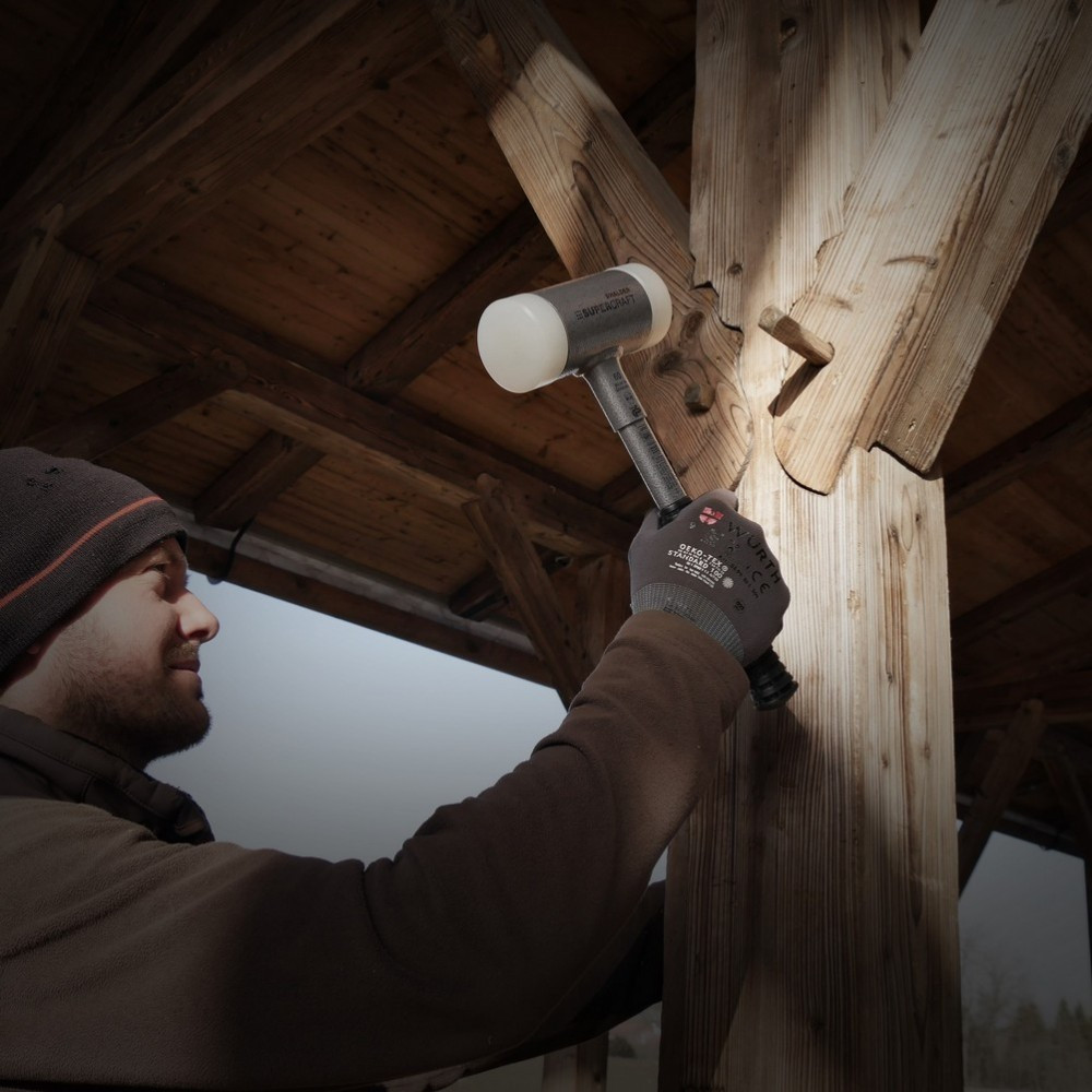 Молоток безынерционный HALDER Supercraft 3377 с прорезиненной ручкой, Ø=50 мм, m=1150 г, І=315 мм Одесса - изображение 5