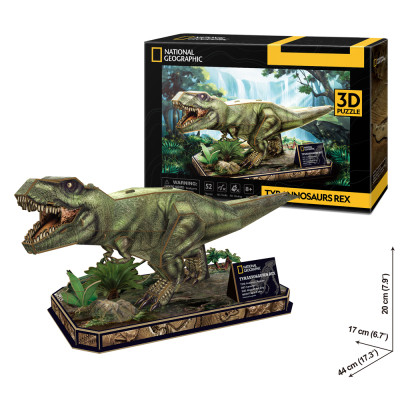 Пазл Cubic Fun 3D National Geographic Dino Тиранозавр Рекс (DS1051h) Винница - изображение 5