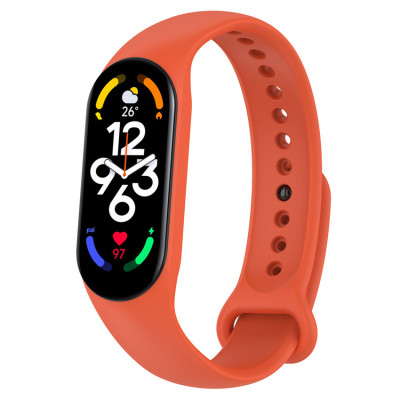 Ремешок для фитнес браслета BeCover Silicone для Xiaomi Mi Smart Band 7 Orange (707482) Винница - изображение 1