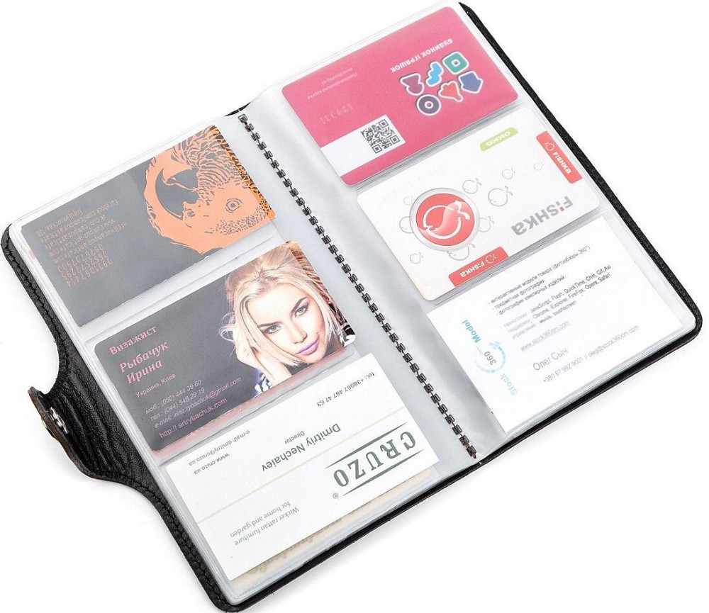 Визитница большая кожаная Коричневая (SHVIGEL) Киев - изображение 4