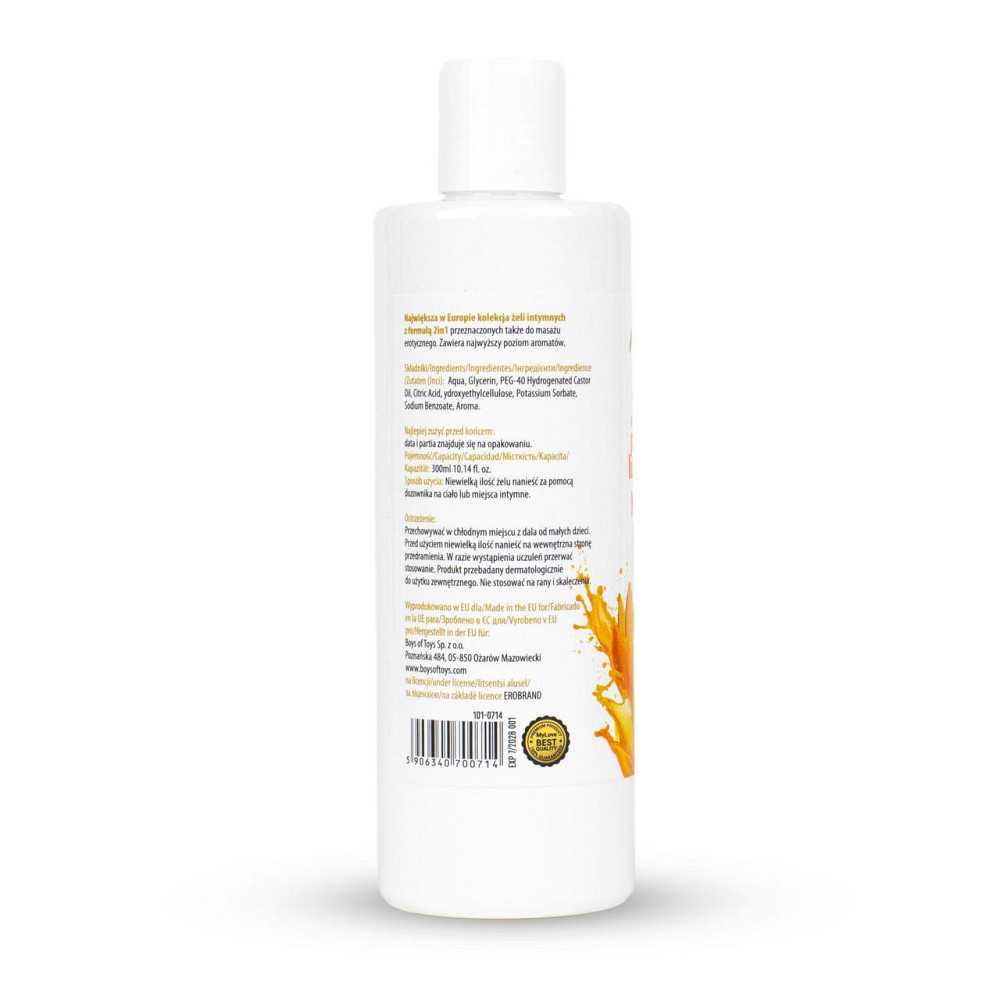 2в1 лубрикант та масажний гель - MyLove Aroma Series Intim&Massage Melon, 300 мл Sex Aura Київ - фото 6