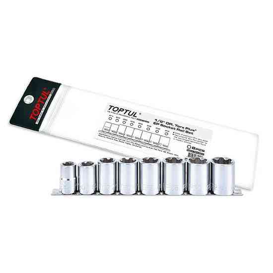Набір головок Torx Plus EP 1/2" EP18-EP32 8ед. TOPTUL GAAG0810 Одеса
