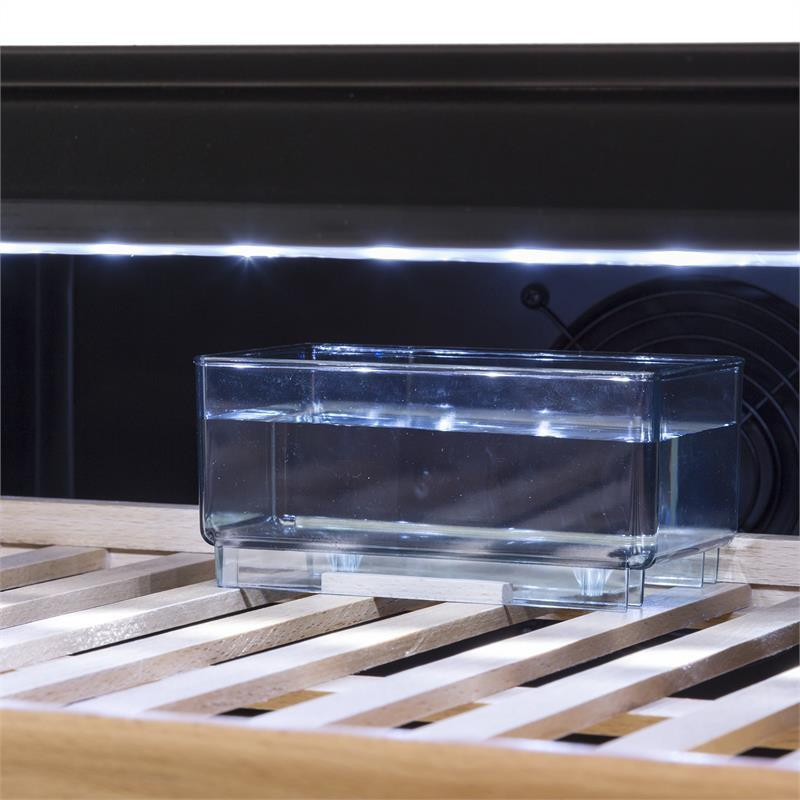 Винна шафа Vinsider 35D вбудована 128 літрів 41 пляшка вина 2 зони сріблястий (Німеччина, читати Рівне - фото 8