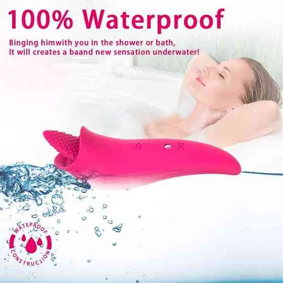 Оральний вібратор язик USB - Червоний - Вібратори Вінниця