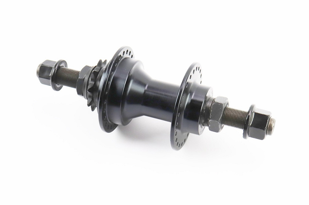 Втулка задня BMX алюмінієва 14Gx48H драйвер 9т, вісь 14мм, кріпл. гайка, чорна KT-M89R Київ - фото 2