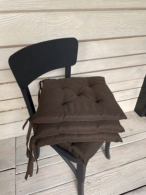 Подушка для стільців (38x38х5 см) Decorator Sawana колір коричневий 84-033 Київ - фото 5