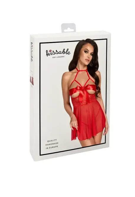 Бебі-дол Kissable Sexy Kiss Babydoll Red L/XL Львів - фото 8