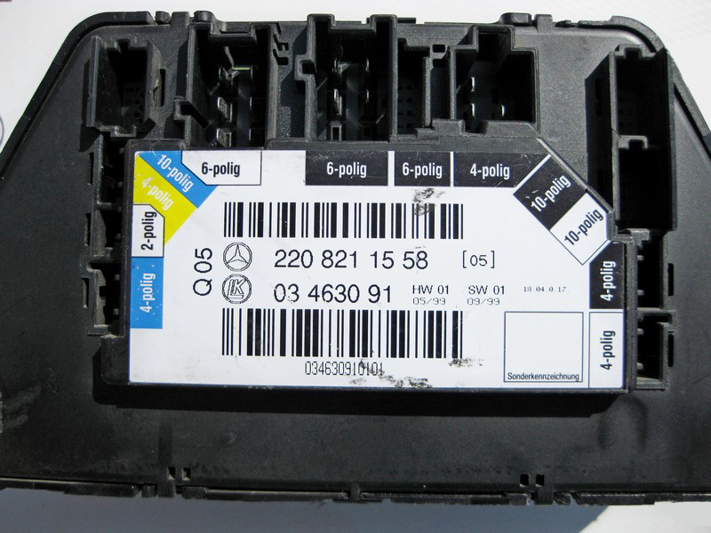 Mercedes-Benz  A2208211558 Блок керування задніх лівих дверей S-Class W220 Одеса - фото 3