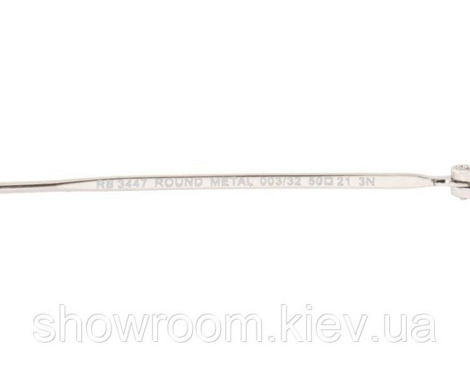 Солнцезащитные брендовые женские очки Ray ban round 3447 003/32 LUX Киев - изображение 5