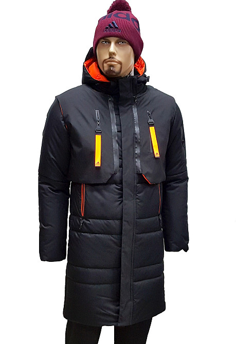 Мужское зимнее спортивное пальто Adidas Киев - изображение 4