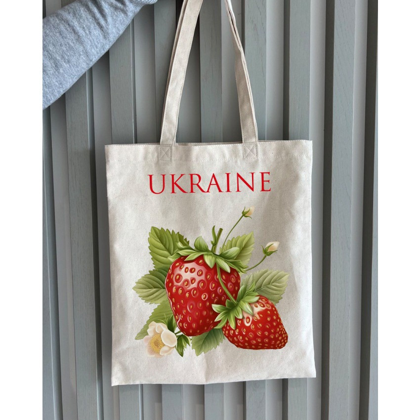 Екошопер BookOpt BK4086 Полуниця. Дивовижні ласощі, даровані природою бежевий Киев - изображение 4