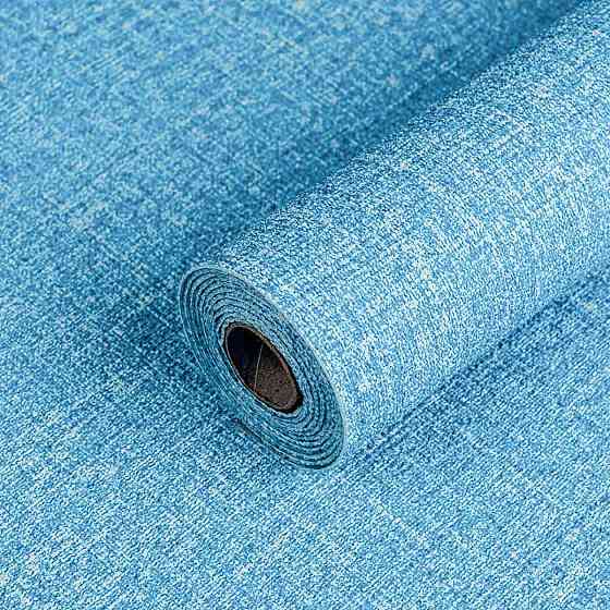 Самоклеящиеся обои голубые с белым Киев