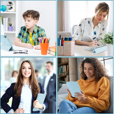 Чехол для планшета BeCover Tri Fold Hard Apple iPad Mini 7 2024 Light Blue (712453) Винница - изображение 6