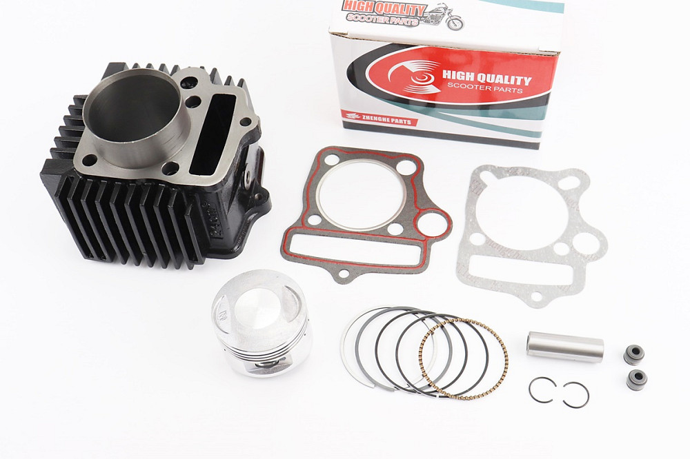 Циліндр к-кт (цпг) 125cc-54мм (палець 14мм, висота циліндра 69мм, висота поршня 39,5мм) Киев - изображение 1